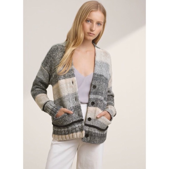 ARITZIA Wilfred Free Sweater Knit Cardigan Size L - Picture 2 of 13